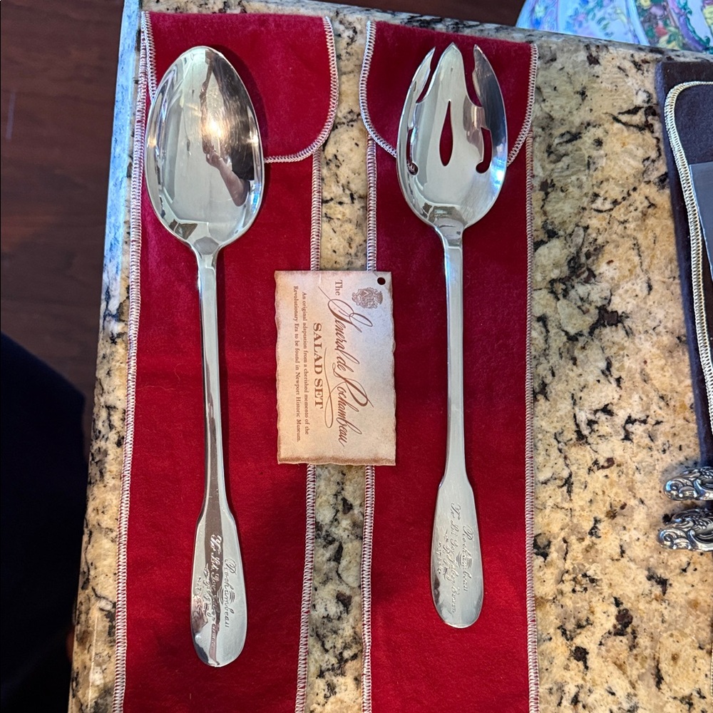 Gorham Silver “The General de Rochambeau”Salad Set.